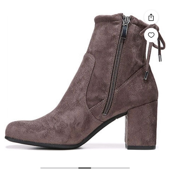 Franco Sarto Pisces Suede Booties, Taupe, Sz 9.5, NWOB - Picture 3 of 8